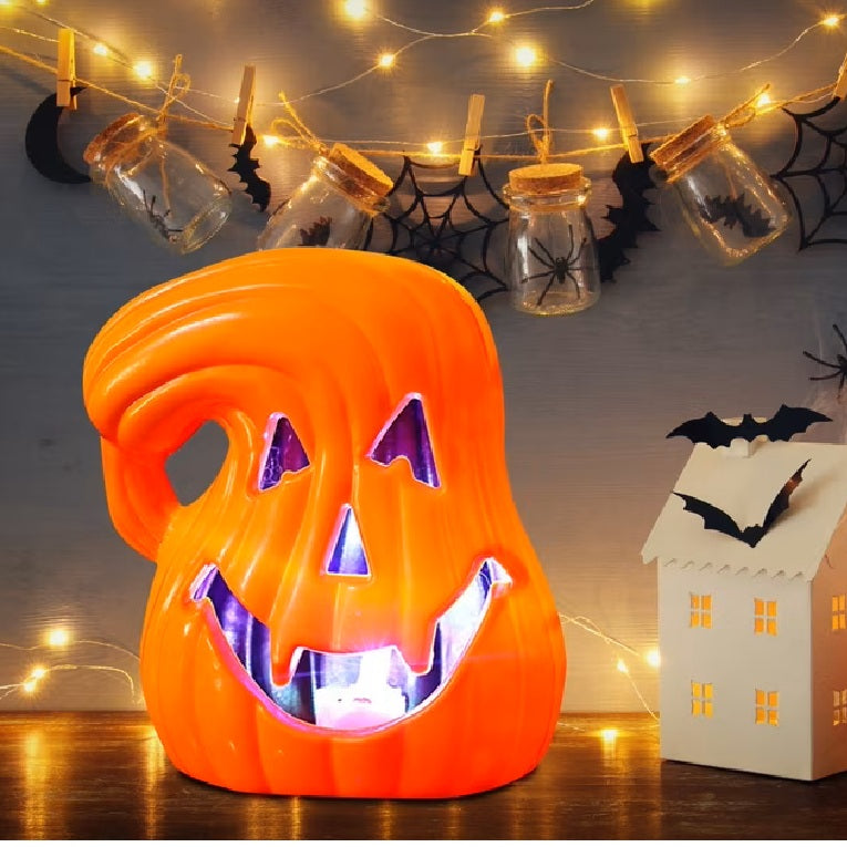 LED Light Pumpkin Stack Decoration (Orange)