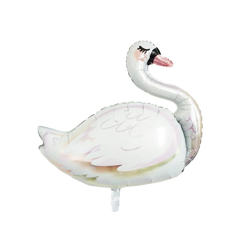 Swan Balloon Birthday Decorations