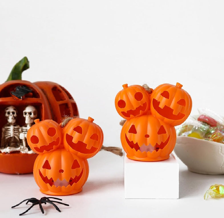 LED Light Mini Pumpkin Hanging Ornament