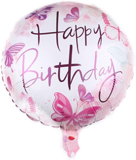 New Design Happy Birthday Foil Balloons, 18" Round