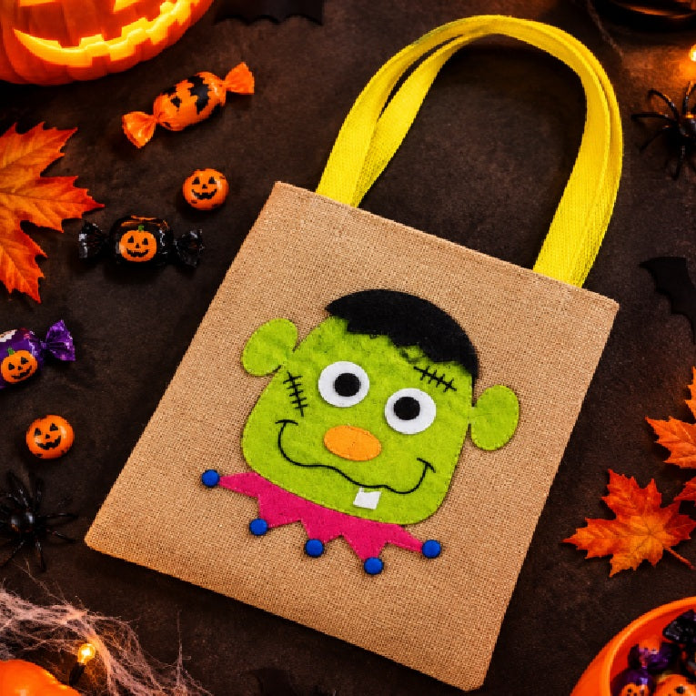 Halloween Trick-or-Treat Gift Bags (Frankenstein)