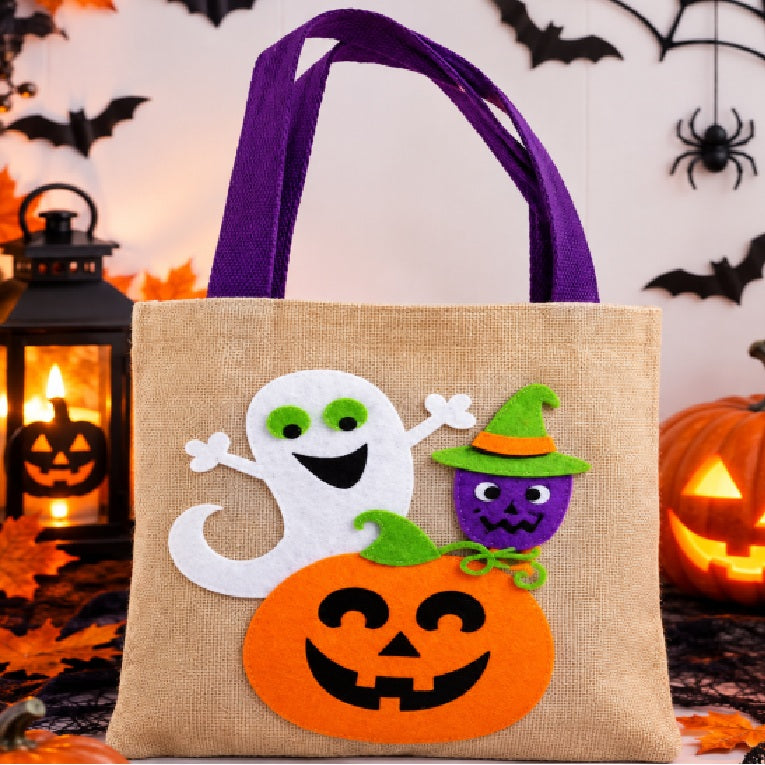 Halloween Trick-or-Treat Gift Bags (Ghost & Pimpkin)