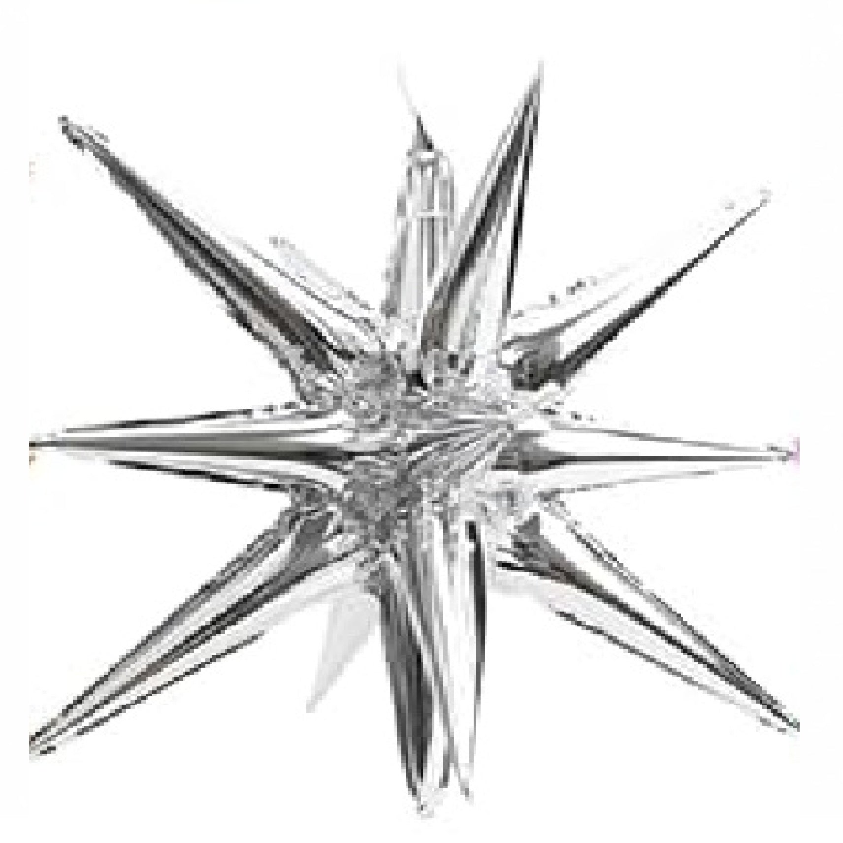 Starburst Spike Foil Balloon 27 Inch