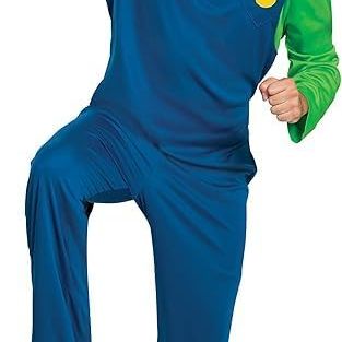 Super Mario Luigi Costume - Men