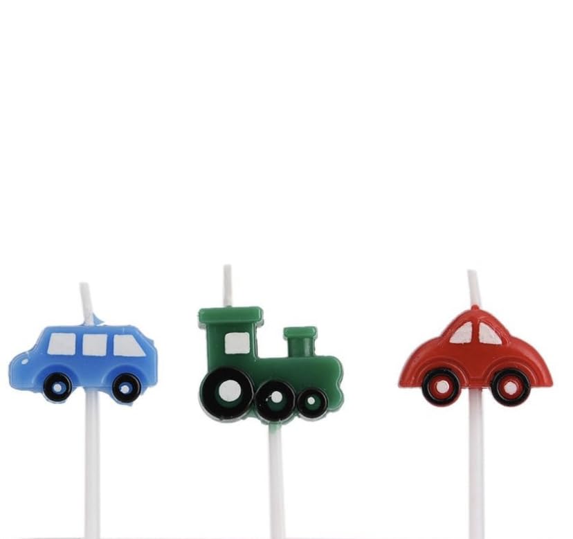 Transport Theme Car Cake Candles