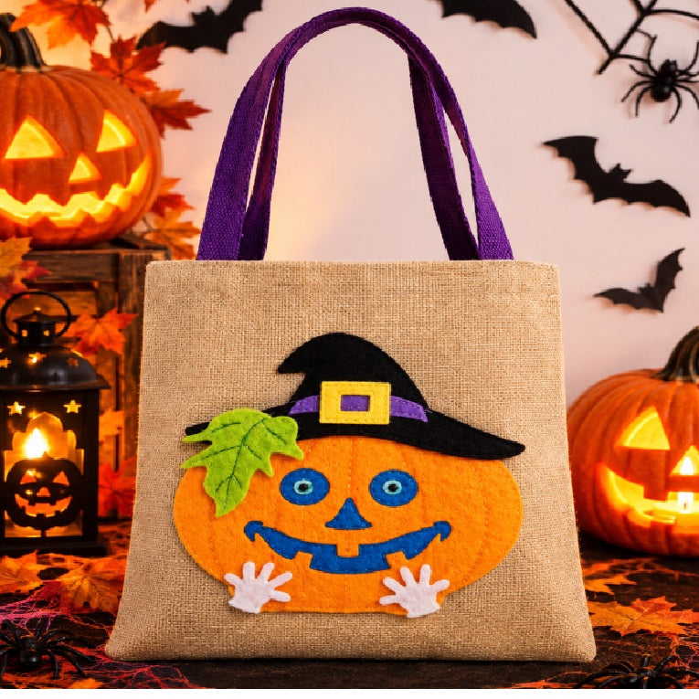 Halloween Trick-or-Treat Gift Bags (Pumpkin)