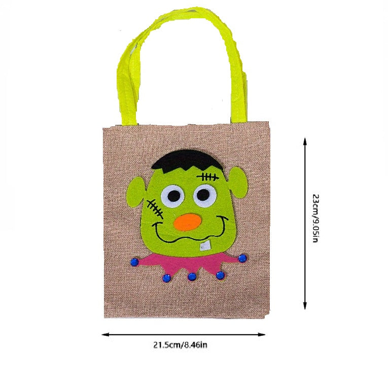 Halloween Trick-or-Treat Gift Bags (Frankenstein)