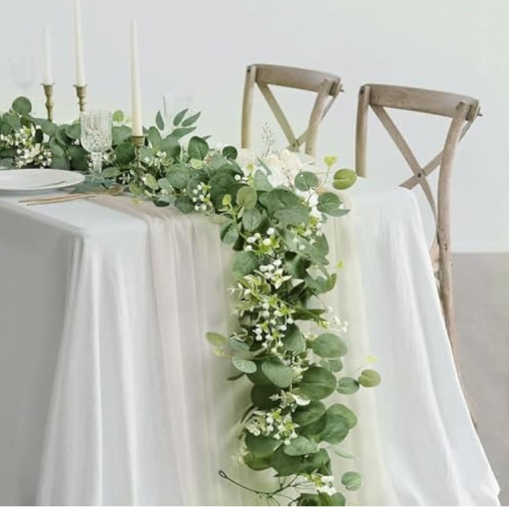 Artificial Eucalyptus Vine Garland