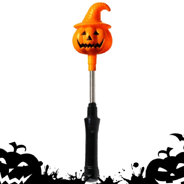 Glow Light Pumpkin Witch Hat Decoration (Orange)