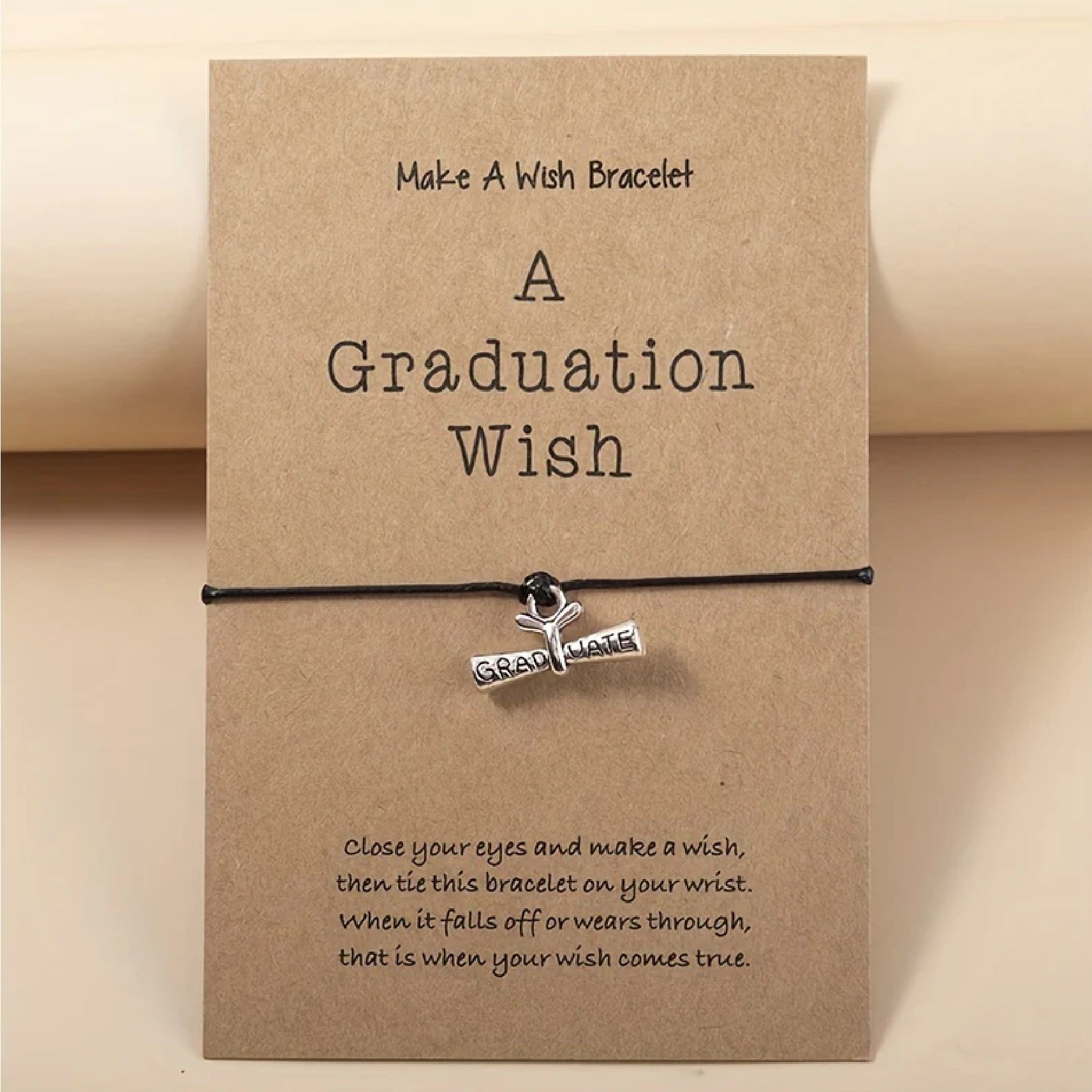 Graduation Diploma Charm Bracelet