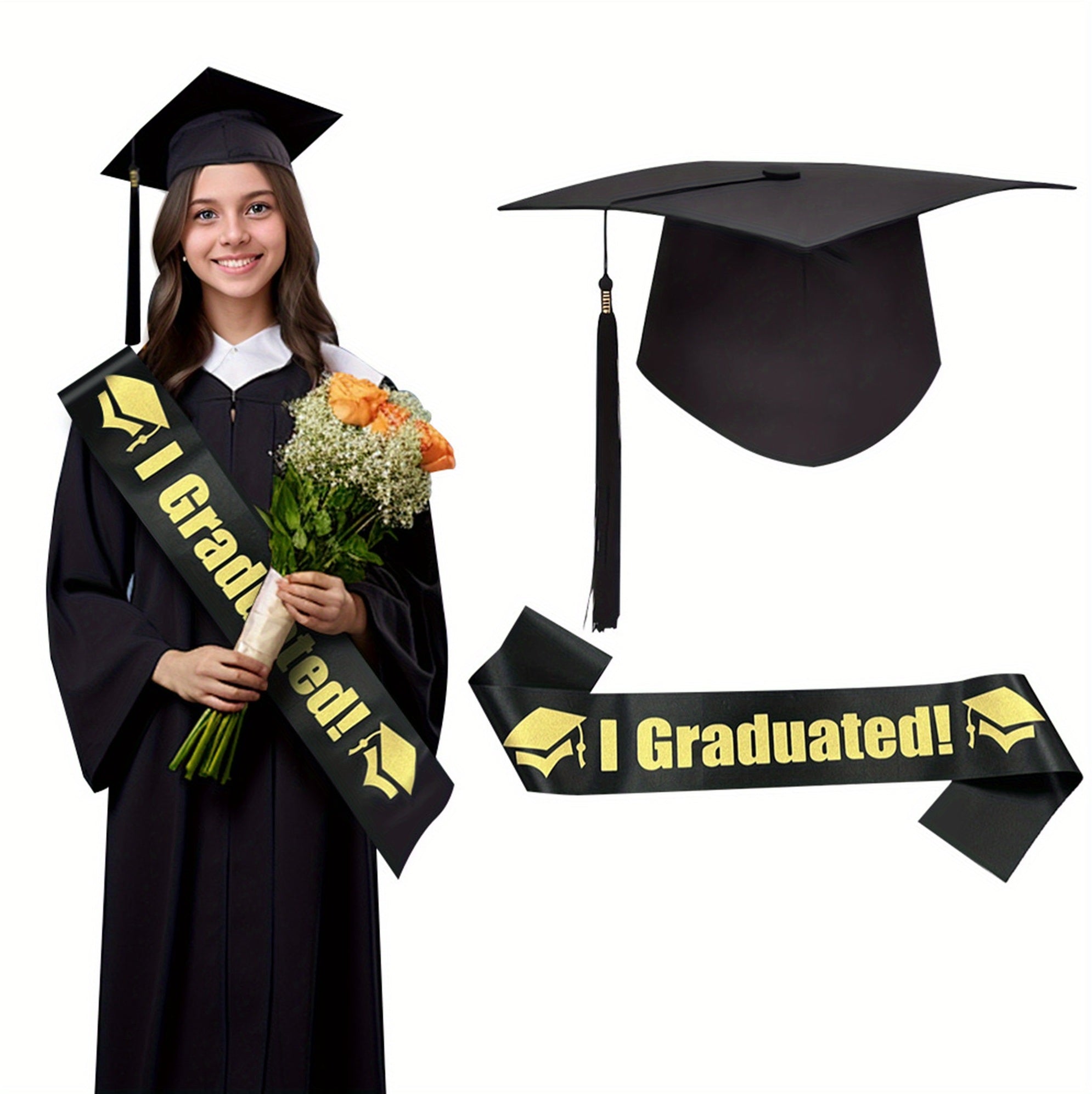 Graduation Sash & Hat Set