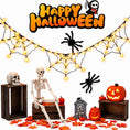 Load image into Gallery viewer, LED Light Spiderweb Garland 1pcs (Yellow)
