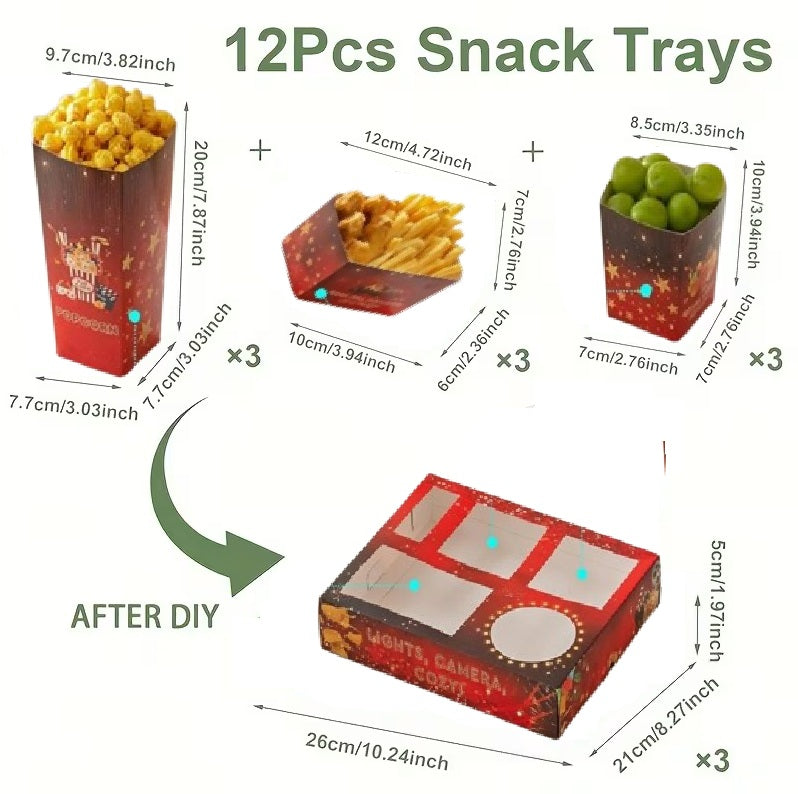 Movie Night Snack Trays