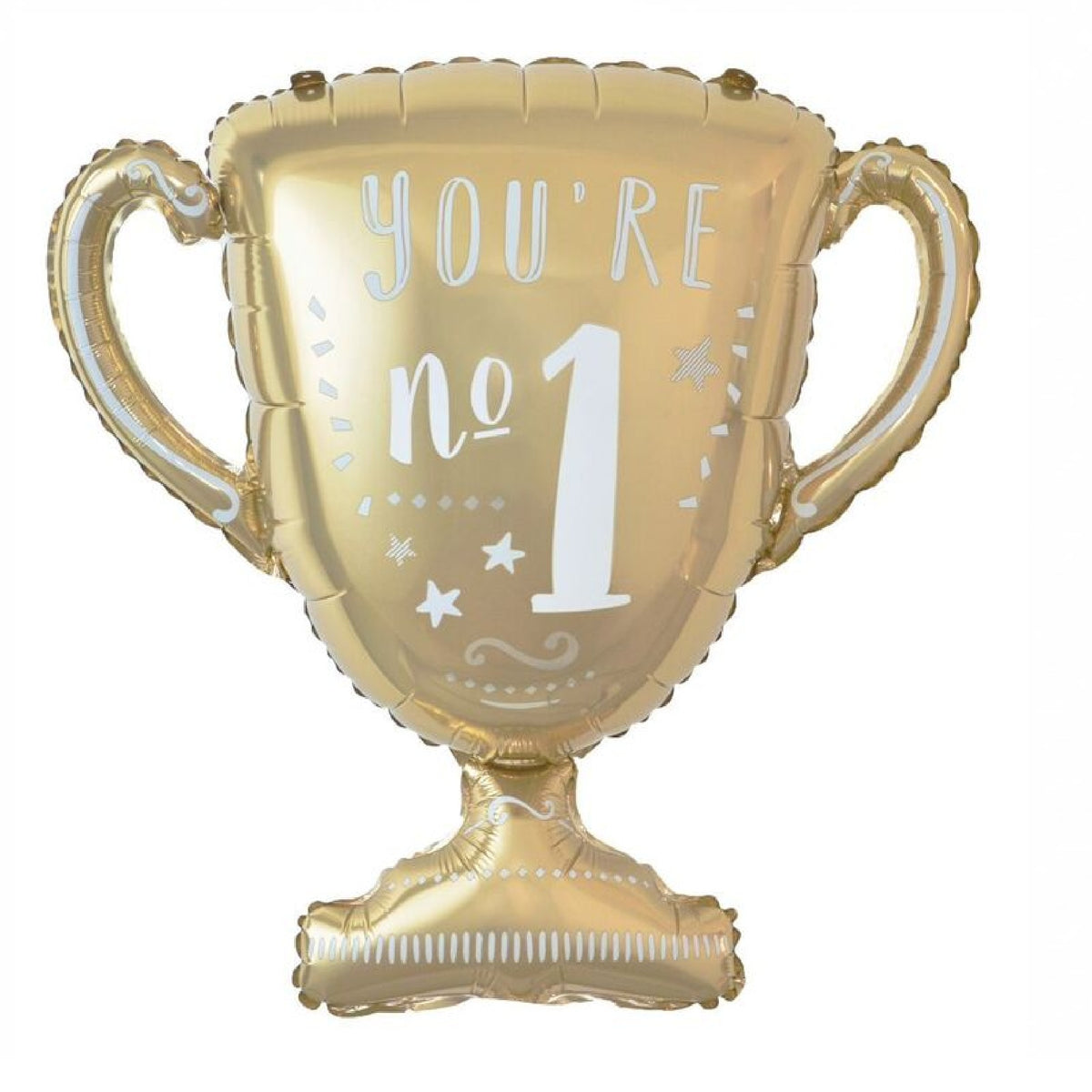 You're No. 1 Winner Cup Foil Balloon Gold