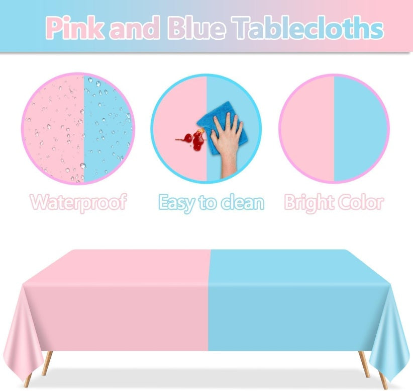 Gender Reveal Table Cover