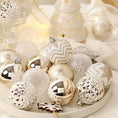 Load image into Gallery viewer, Christmas Champagne, Gold and White ornaments 16 pcs
