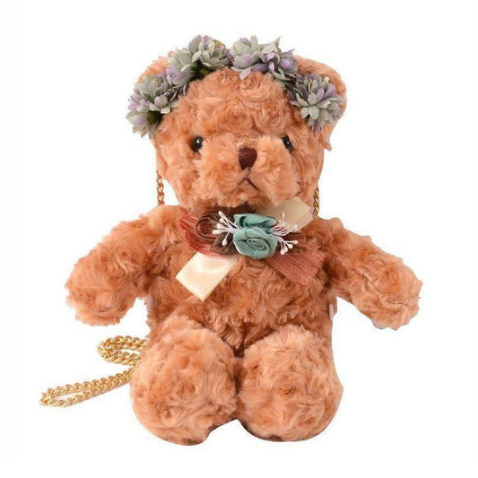Flower Bear Coin Purse Side Bag
