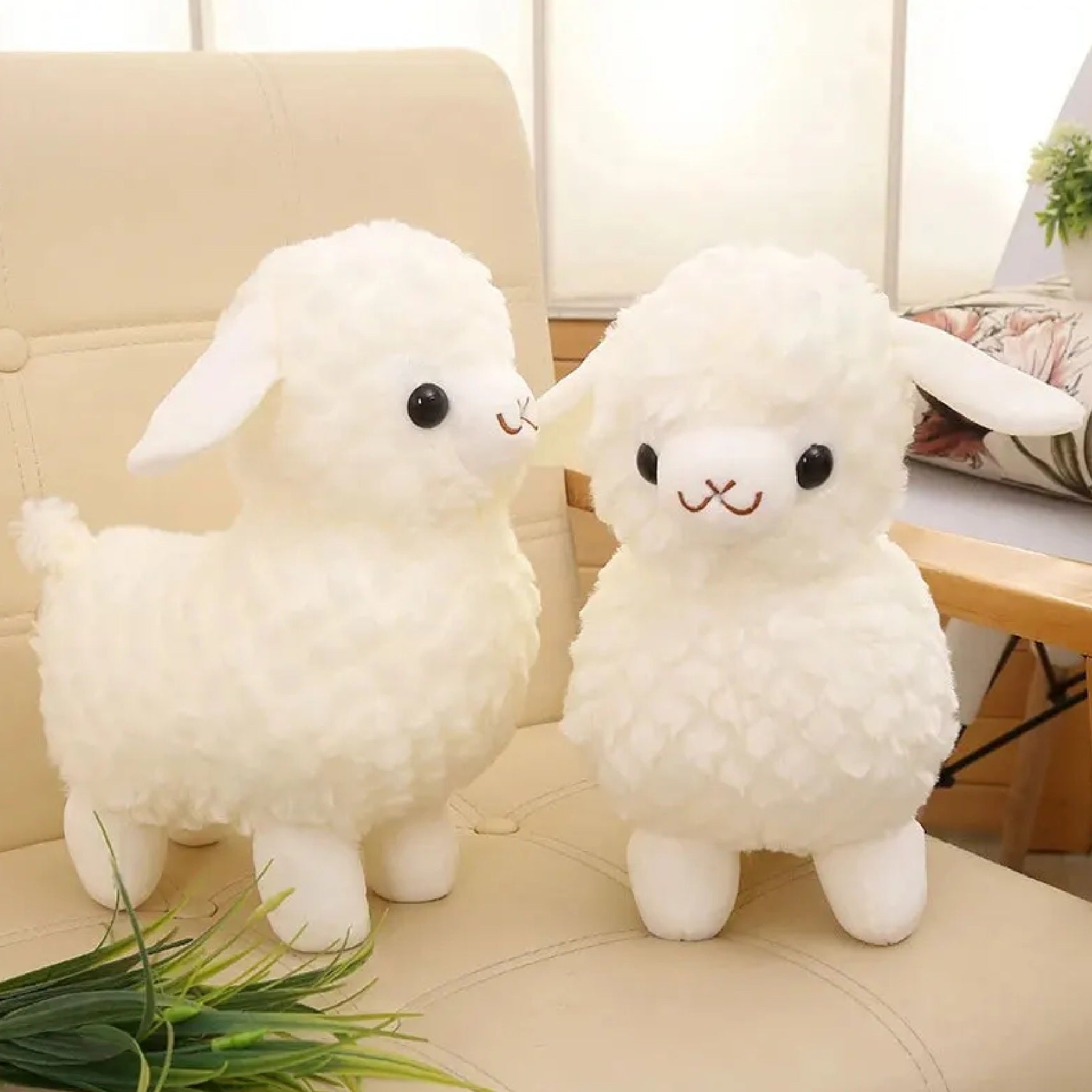 EID White Alpaca Sheep Llama Stuffed Plush Toy