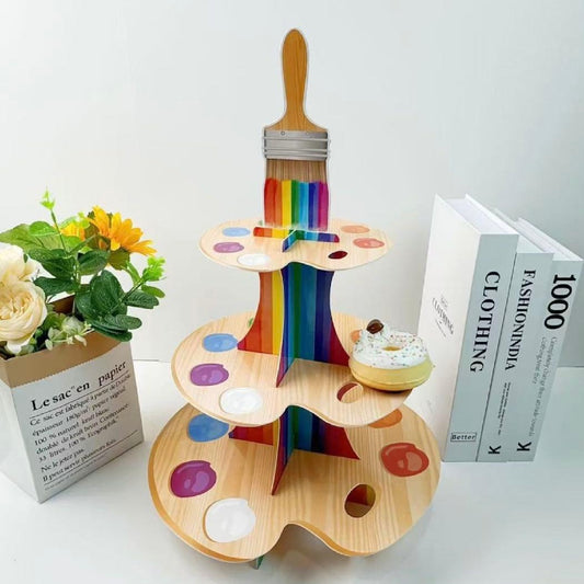 Paint Brush Cup Cake Stand