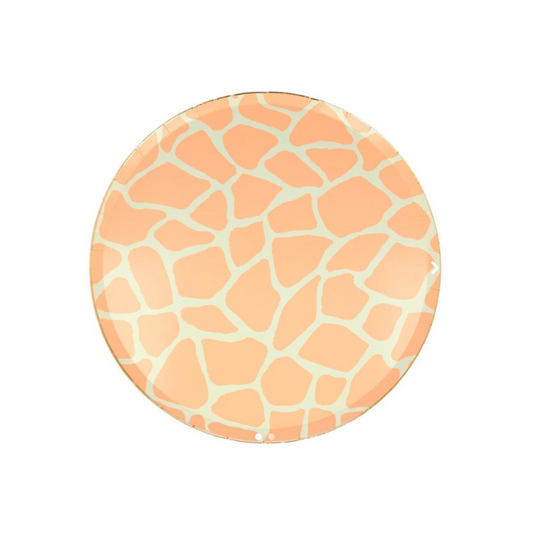 Animal Pink Leopard Theme Party 7 Inch Paper Plates Set