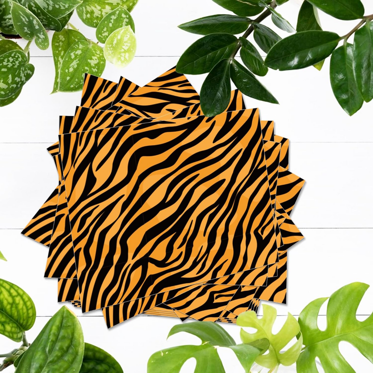 Animal Tiger Theme Party Paper Napkins Set
