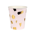 Load image into Gallery viewer, Rose Gold Foil Terrazzo Tableware Set
