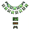 Load image into Gallery viewer, Happy Birthday Gaming Garland & Balloons Set
