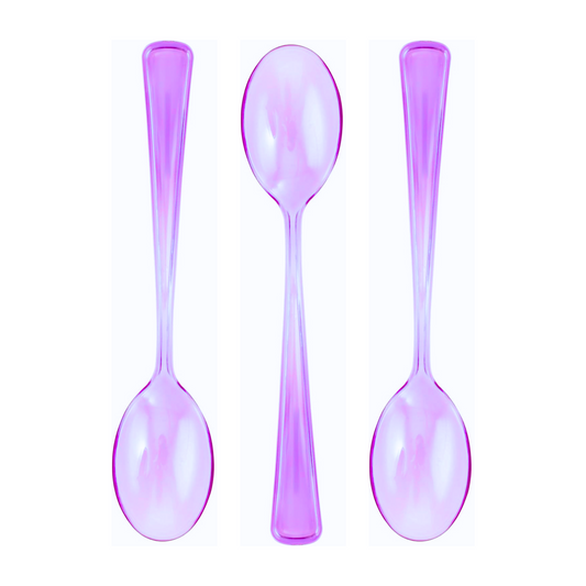 Neon Disco Party Theme Cutlery Set (Spoons)