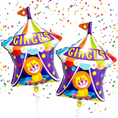 Load image into Gallery viewer, Seal Circus Foil Balloon
