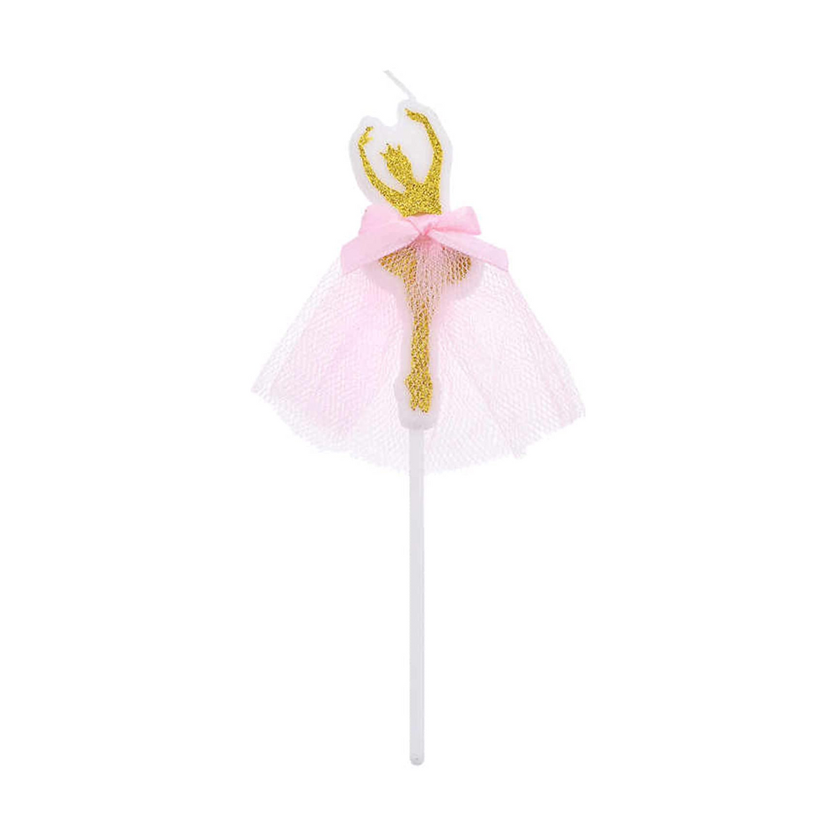 Ballerina Birthday Girl Wax Cake Candle