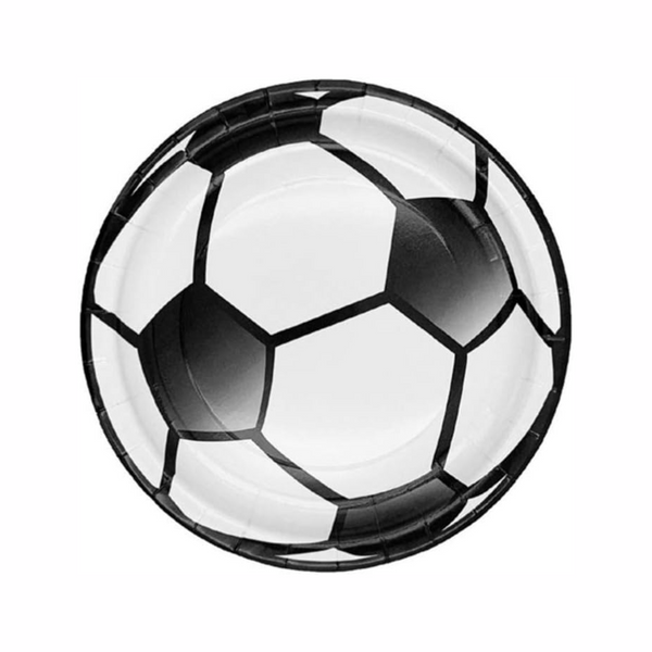 Football Theme Party 9 Inch Paper Plates Set
