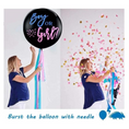 Load image into Gallery viewer, Gender Reveal Balloon with Confetti Set
