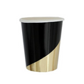 Load image into Gallery viewer, Black with Gold Theme Party Stripes Tableware Set
