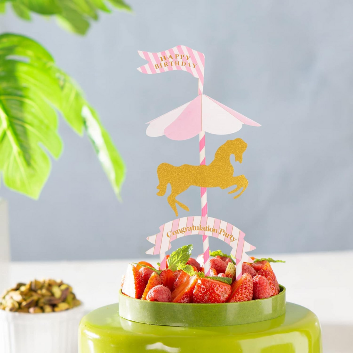 Merry-Go-Round Cupcake Toppers