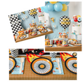 Load image into Gallery viewer, Race Car Theme Paper Plates Set
