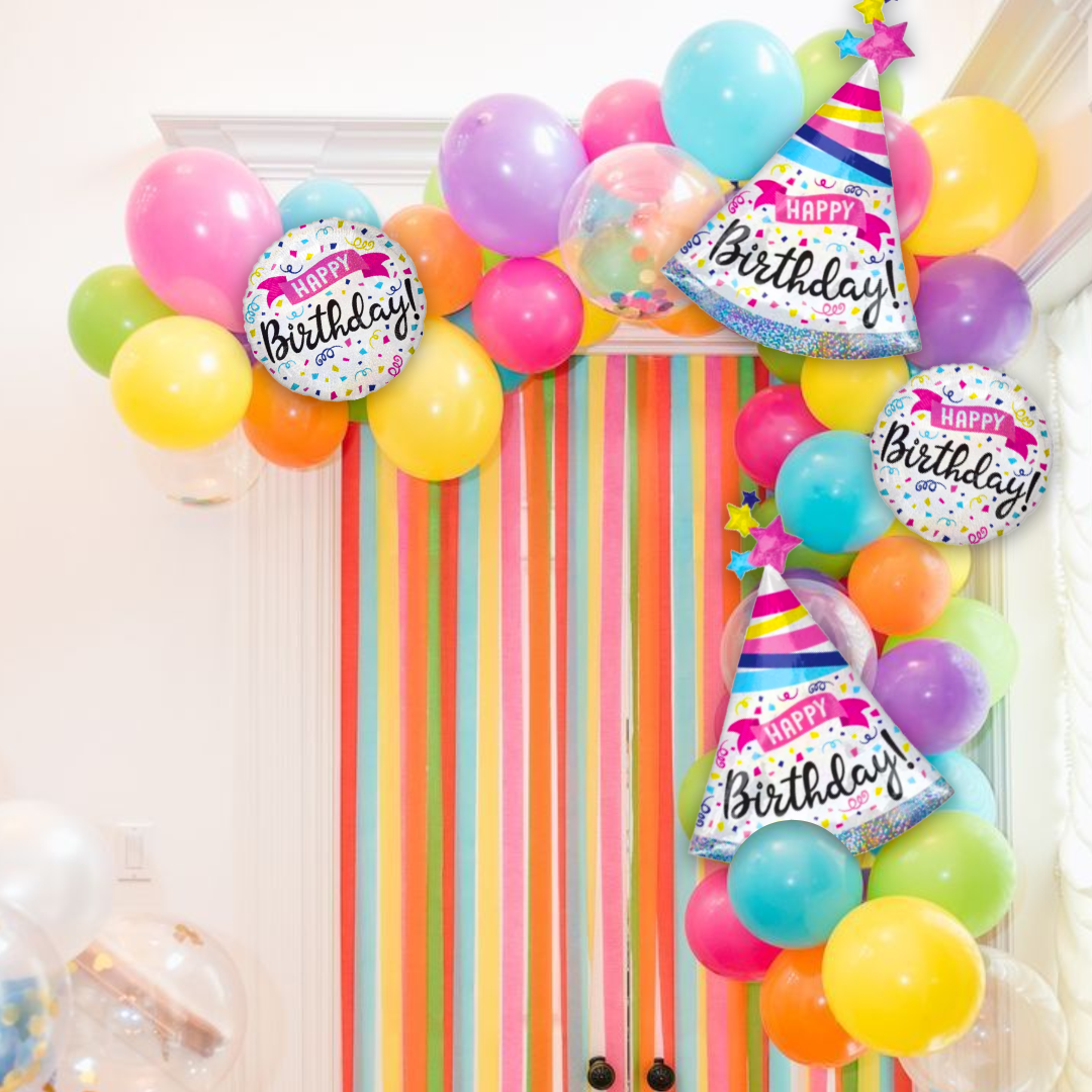Birthday Hat Balloon Set