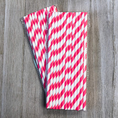 Load image into Gallery viewer, Flamingo Themed Birthday Party Paper Straws Set
