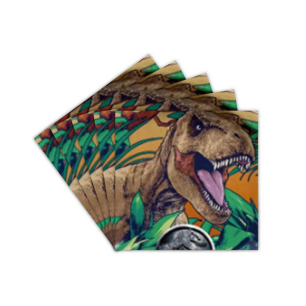 Jurassic-Themed Party Napkins Set