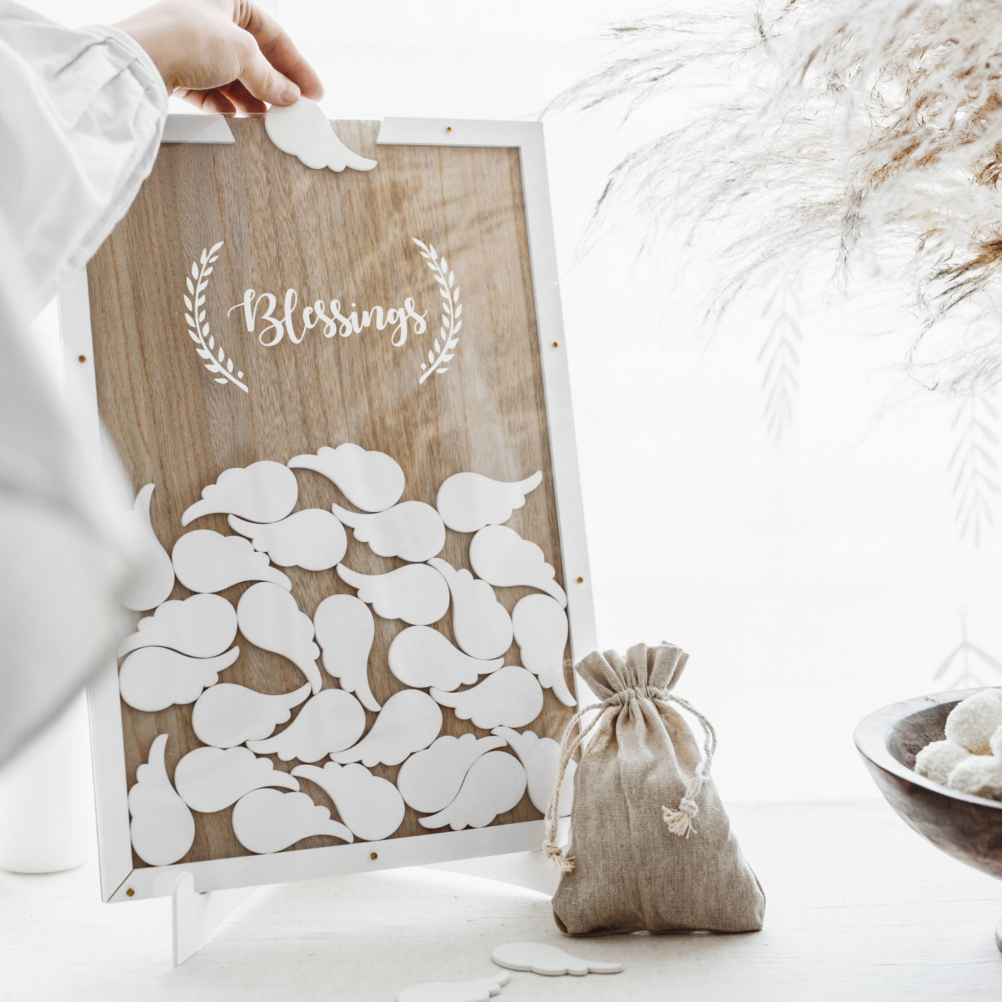 Wooden Guest Book