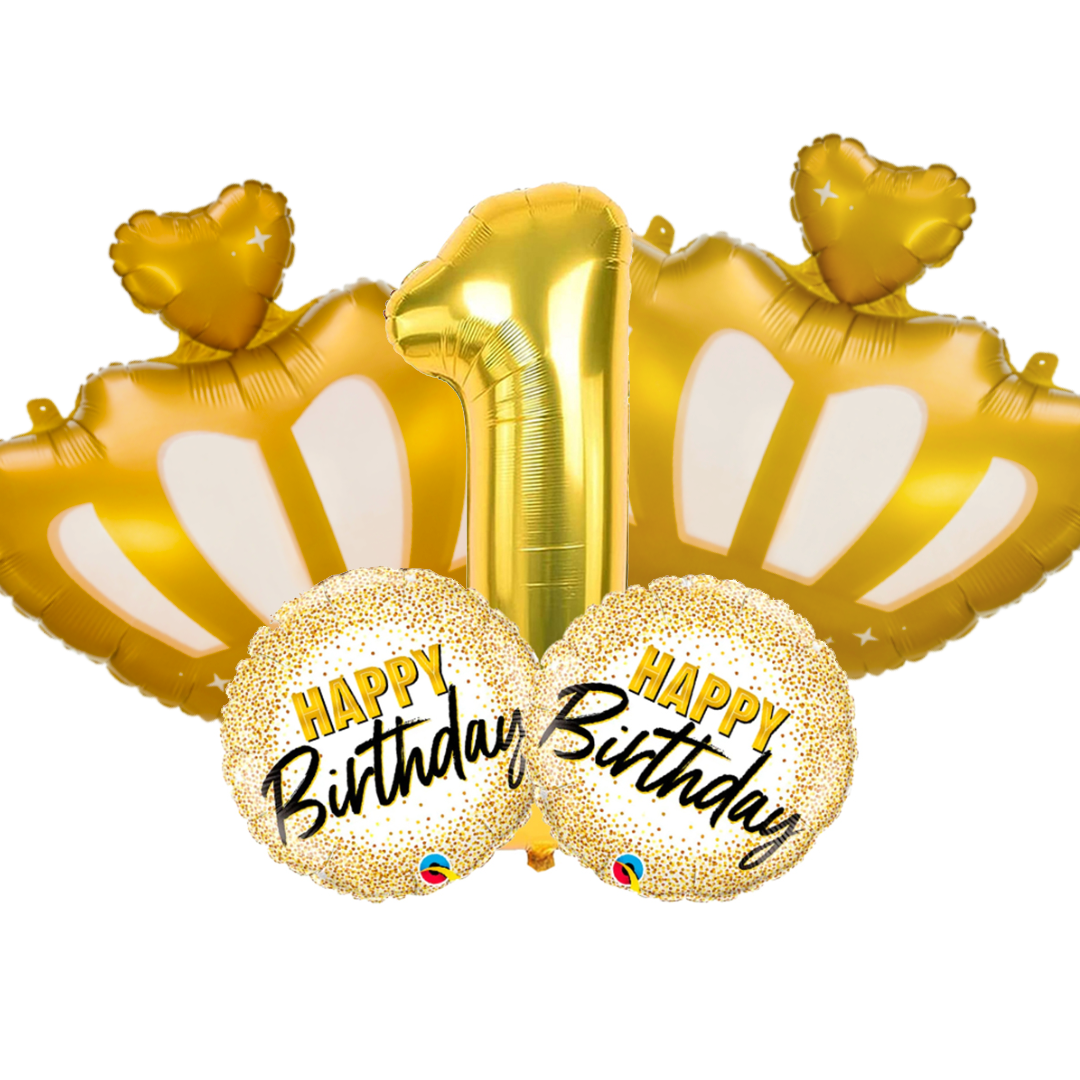 Golden Crown Foil Balloon