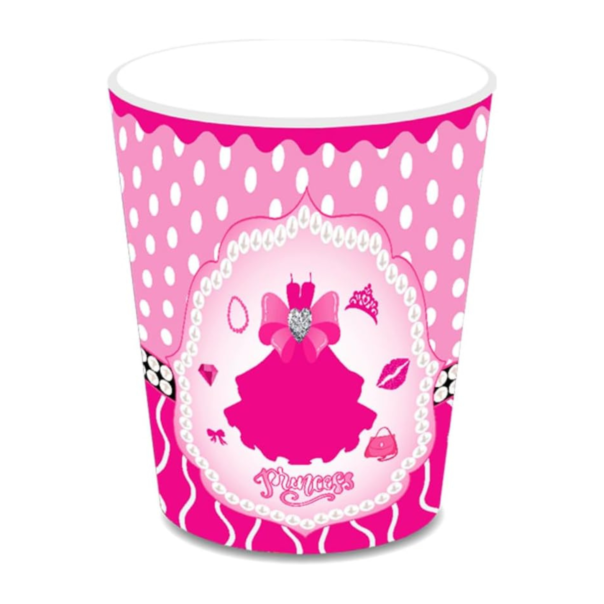 Hot Pink Girl Party Tableware Set