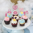 Load image into Gallery viewer, Barbie Theme Cup Cake Toppers Set
