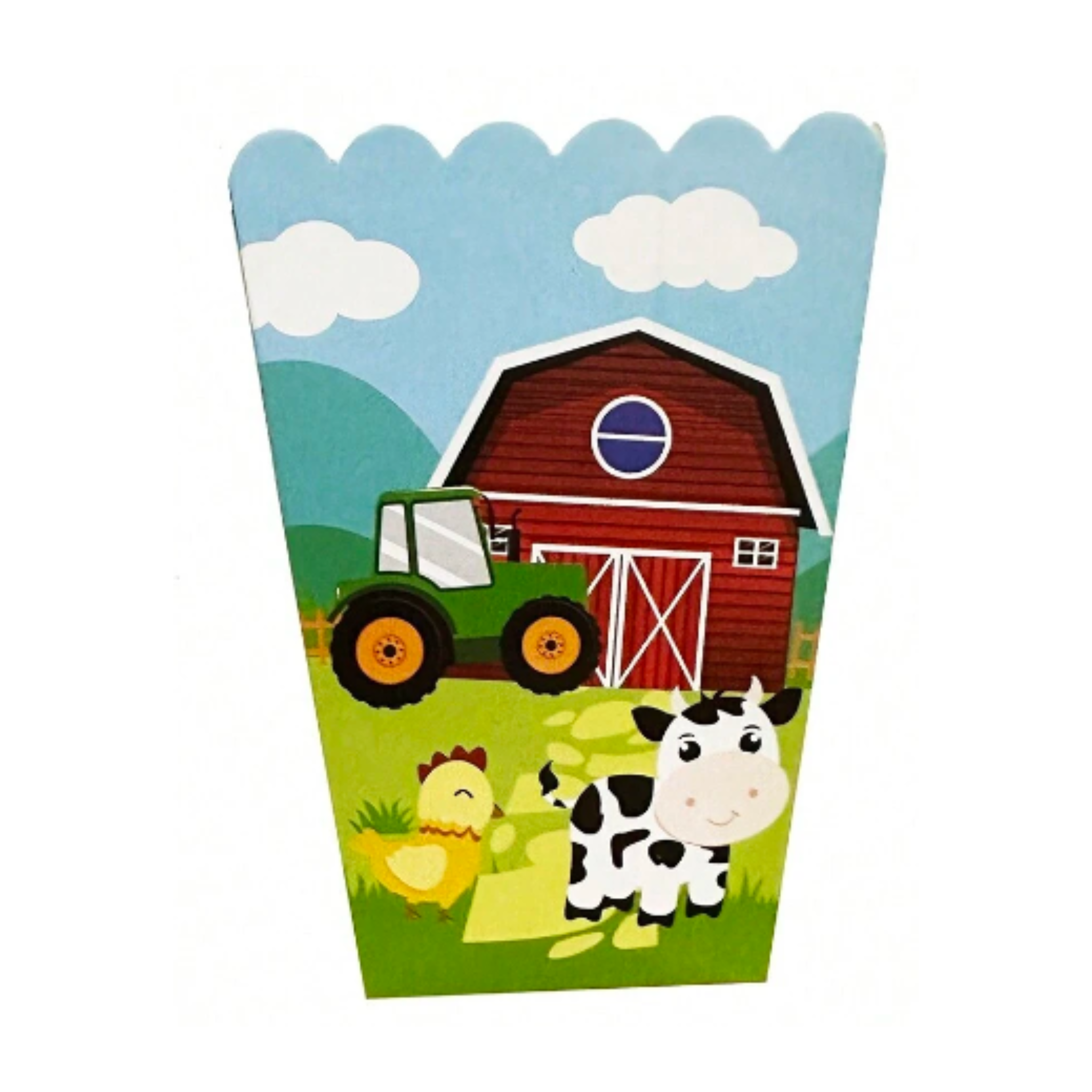 Farm Animal Popcorn Boxes Set