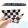 Load image into Gallery viewer, Black and White Checkered Flags Banner
