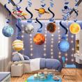 Load image into Gallery viewer, Outer Space Theme Party Hanging Swirl
