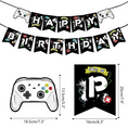 Load image into Gallery viewer, Black Gaming Theme Birthday Banner
