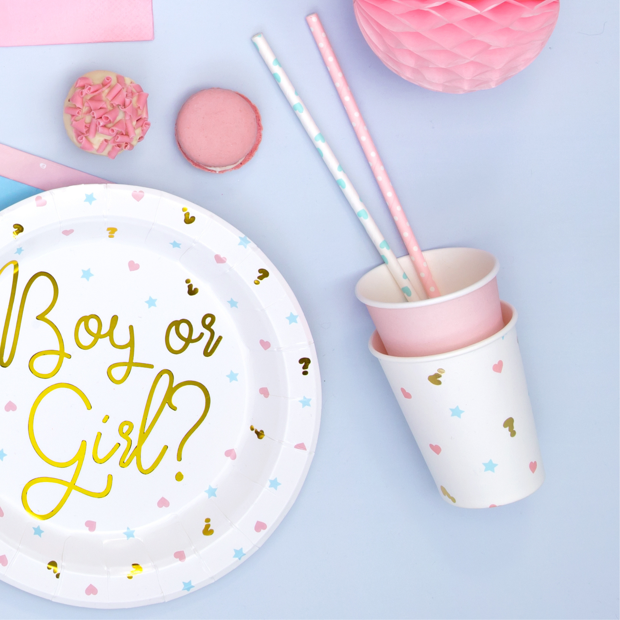 Boy or Girl Themed Cups Set