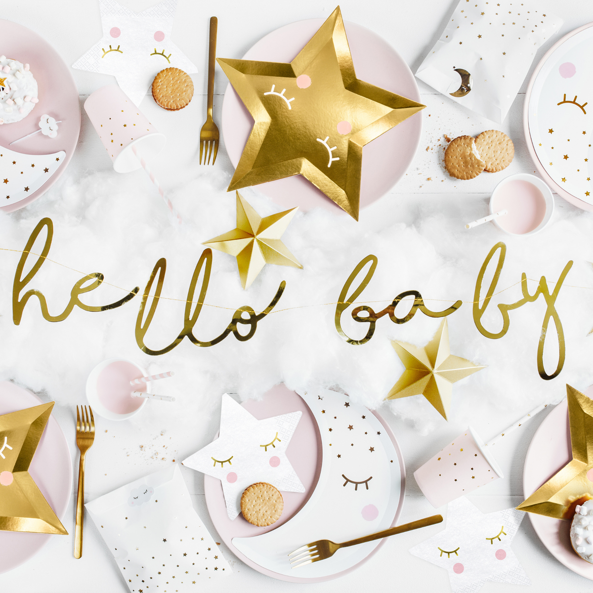 Little Star, Hello Baby Banner