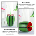 Load image into Gallery viewer, Watermelon Shaped Drinking Cup
