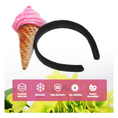 Load image into Gallery viewer, Ice Cream Cone Theme Party Headband
